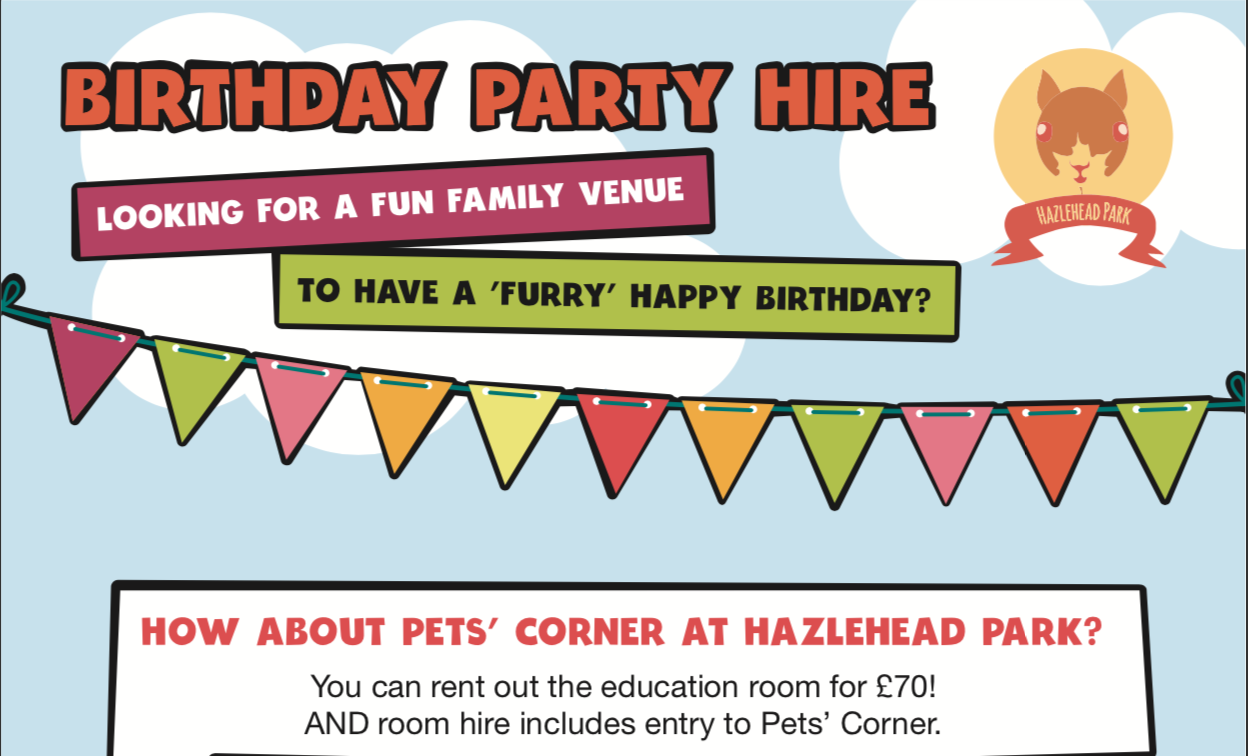 Pets Corner - Birthday Party Hire